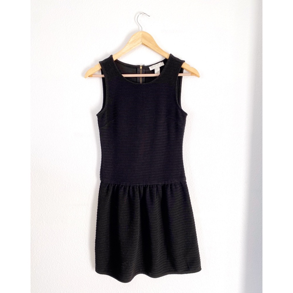 Forever 21 Black Drop Waist A-Line Dress